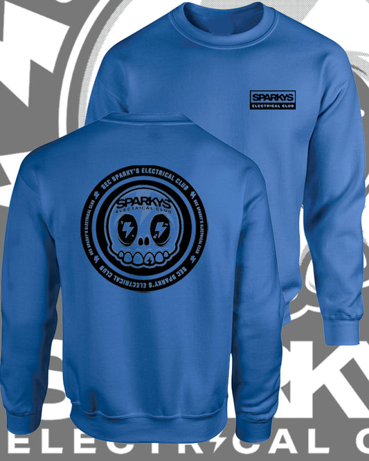 SPARKYS ELECTRICAL CLUB CREW NECK TEAM BLUE