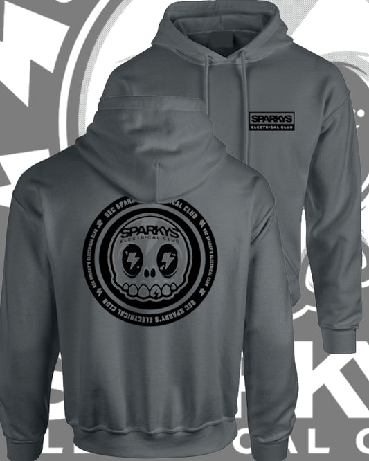 SPARKYS ELECTRICAL CLUB HOODIE - CHARCOAL
