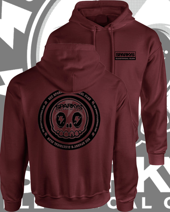 SPARKYS ELECTRICAL CLUB HOODIE - RON BURGUNDY