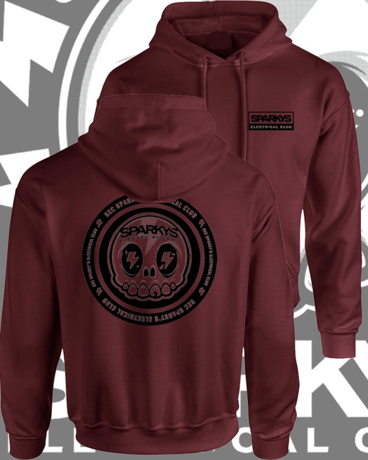 SPARKYS ELECTRICAL CLUB HOODIE - RON BURGUNDY