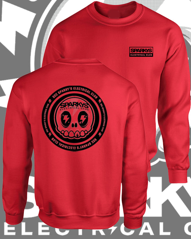 SPARKYS ELECTRICAL CLUB CREW NECK TEAM RED
