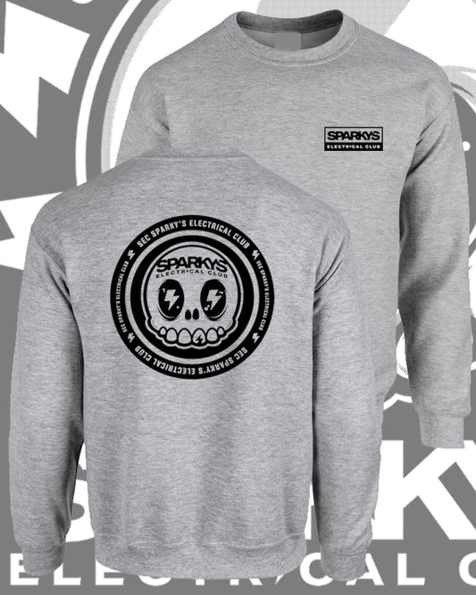 SPARKYS ELECTRICAL CLUB CREW NECK SPORTS GREY