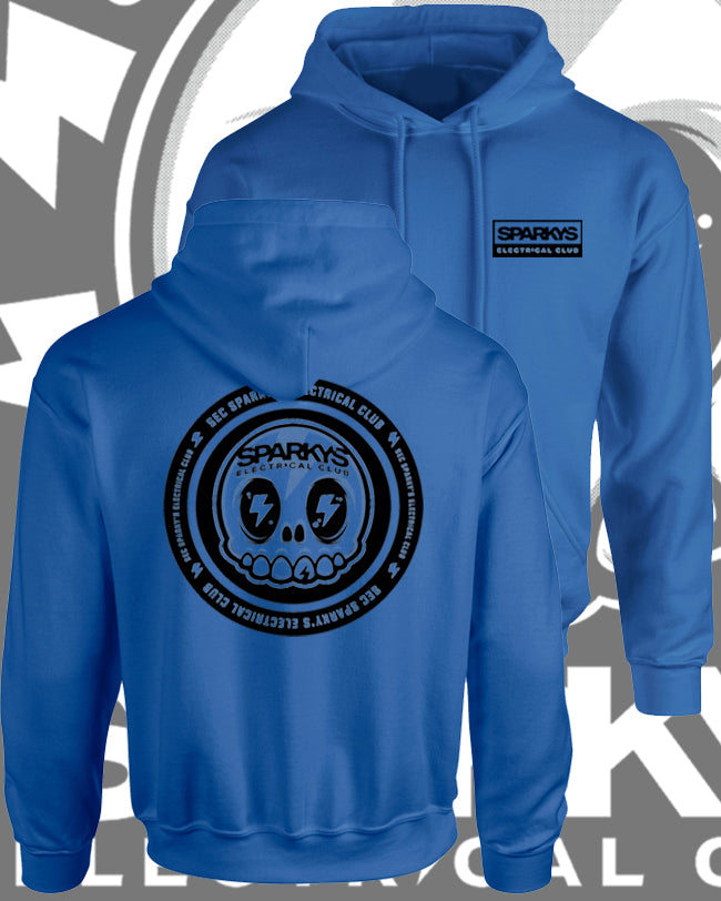 SPARKYS ELECTRICAL CLUB PULLOVER HOODIE - TEAM BLUE