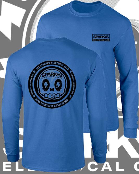 SPARKYS ELECTRICAL CLUB LONG SLEEVE T-SHIRT - TEAM BLUE