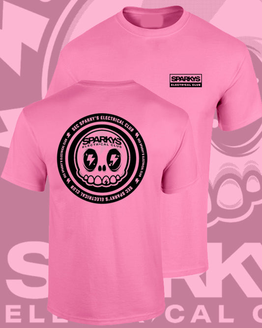 SPARKYS ELECTRICAL CLUB T-SHIRT - BARBIE PINK Limited ed.