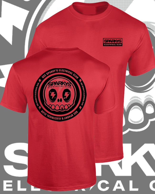 SPARKYS ELECTRICAL CLUB T-SHIRT - TEAM RED